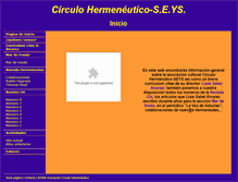 Tablet Screenshot of circulohermeneutico.com